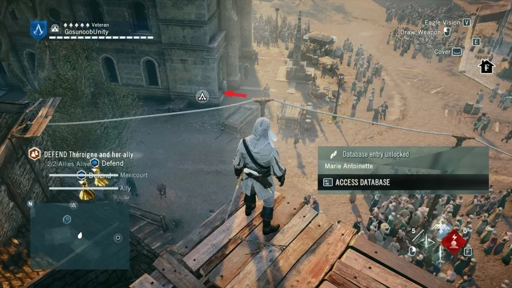 AC Unity Women's March Co-op Mission Sync Point