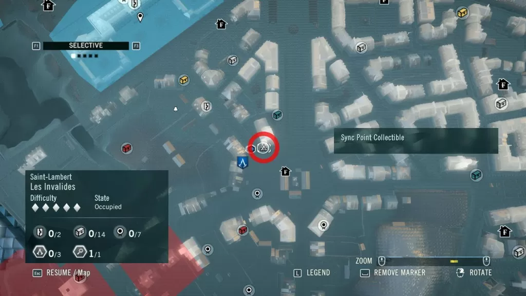 AC Unity Women's March Co-op Mission Sync Point