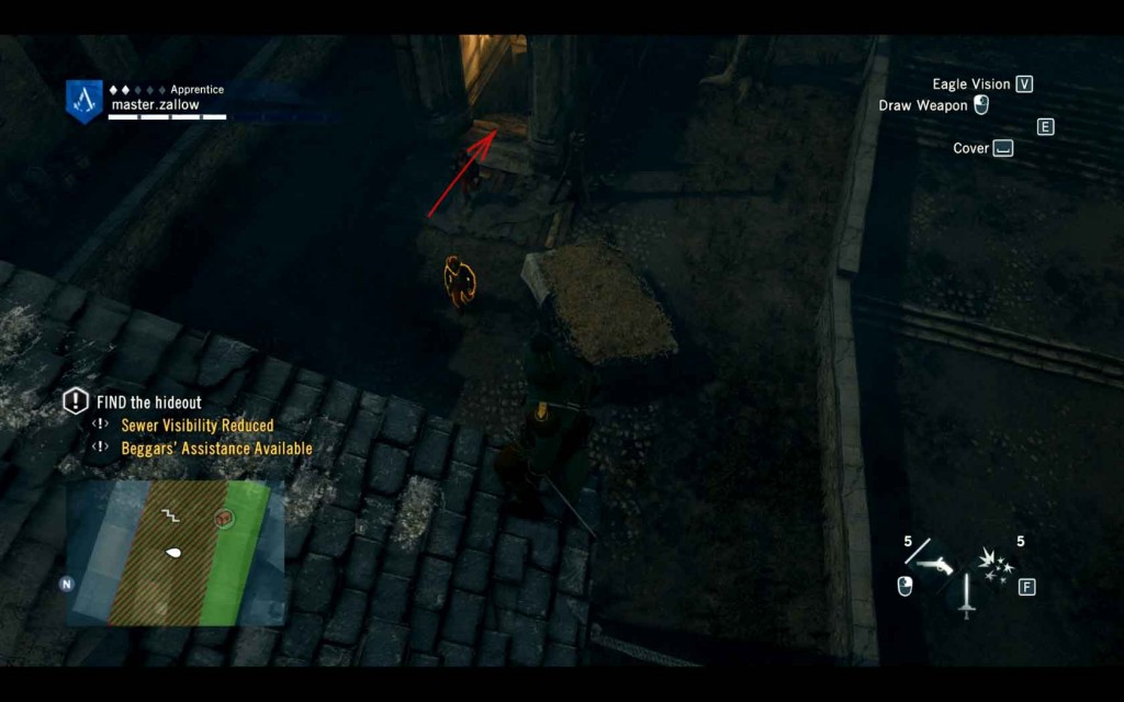 Assassins-Creed-Unity-Sequence-4-Memory-2-Le-Roi-Est-Mort-Sewer-Entrance Image