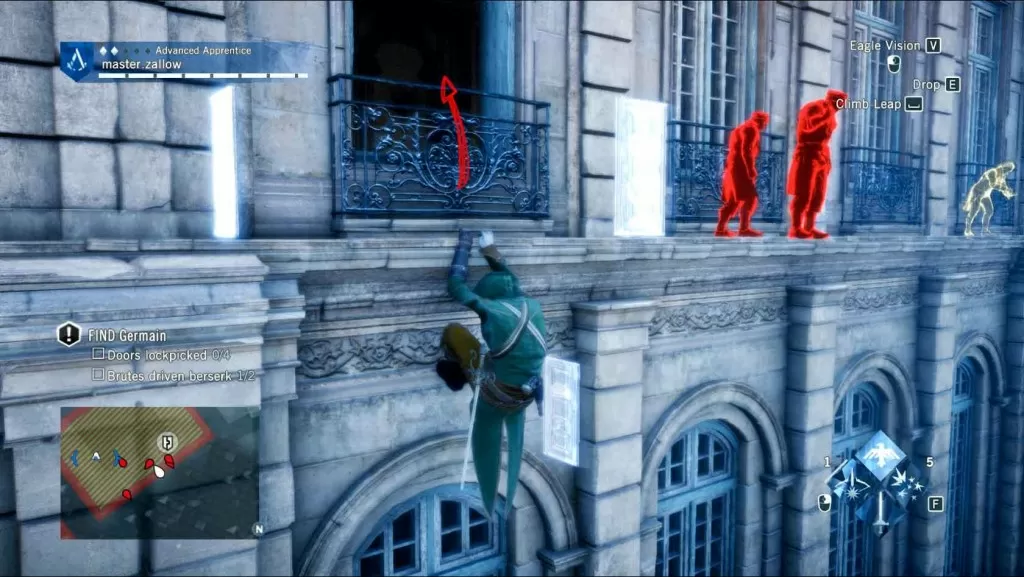 Assassins-Creed-Unity-Sequence-5-Memory-1-The-Silversmith-Enter-The-Building Image