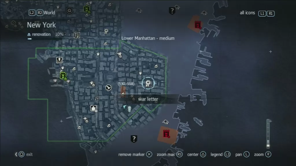 Assassin's Creed Rogue All Over the World War Letter
