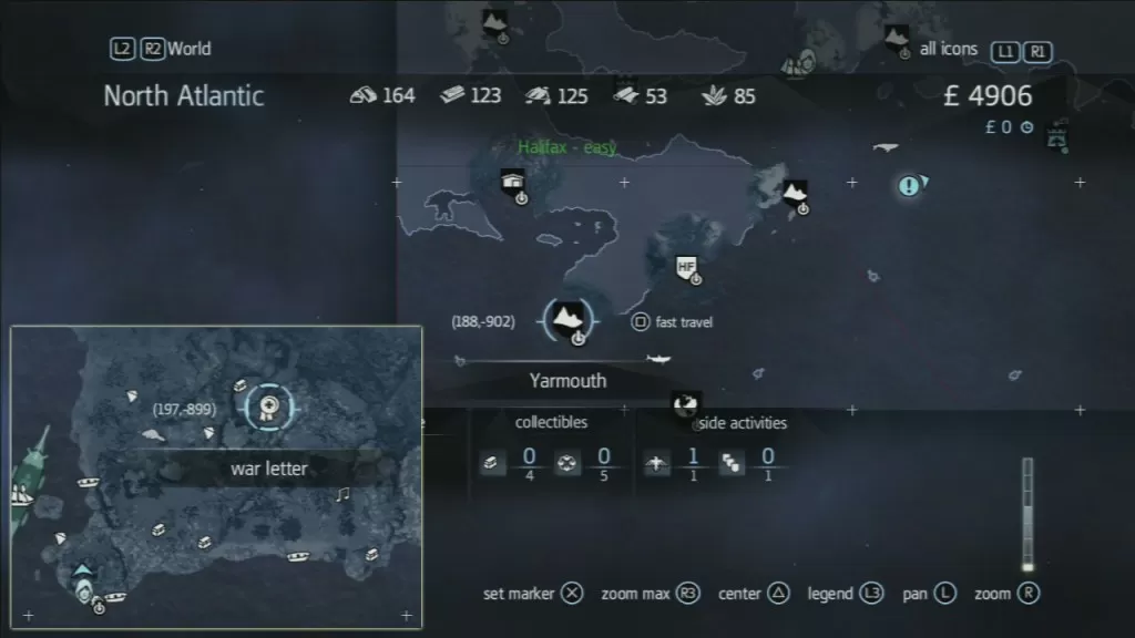 Assassin's Creed Rogue First Mate War Letter