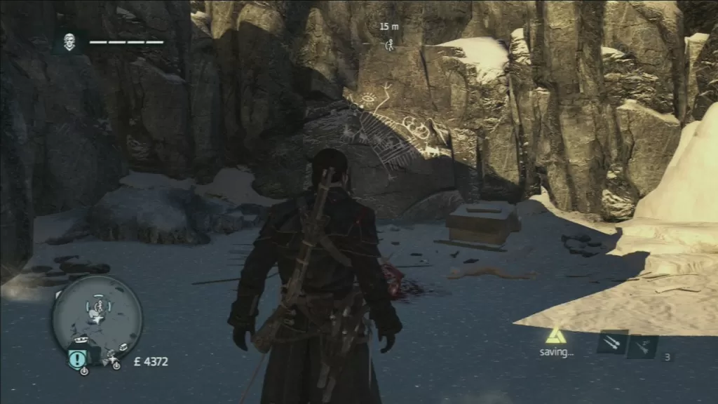 Assassin's Creed Rogue HMS Miranda Shipwreck Cave Painting