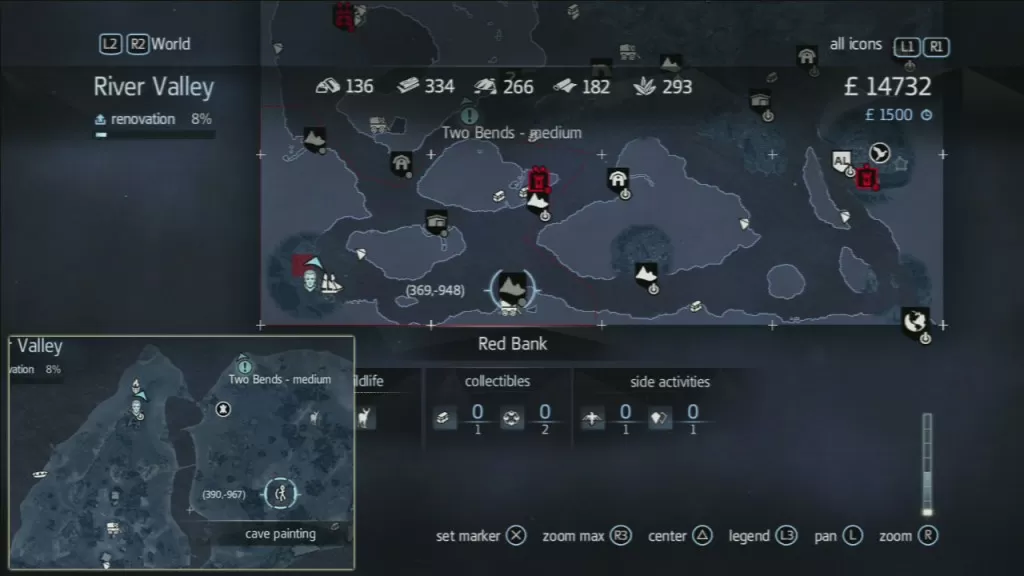 Assassin's Creed Rogue Red Bank Cave Painting