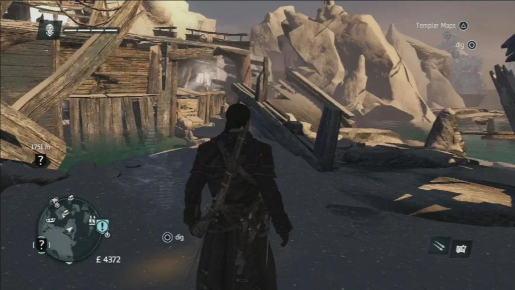 Assassin's Creed Rogue Templar Map Anticosti