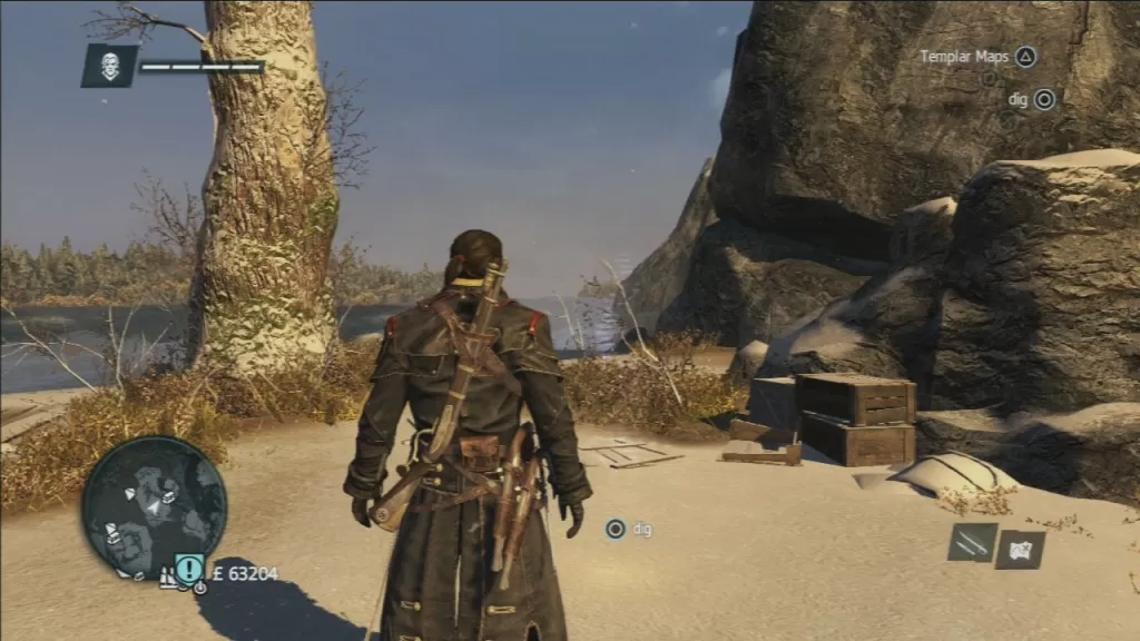 Assassin's Creed Rogue Templar Map East Village