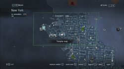 Assassin's Creed Rogue Templar Map Greenwich