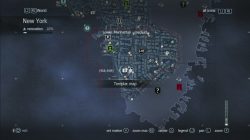 Assassin's Creed Rogue Templar Map Lower Manhattan