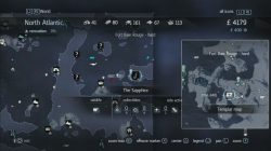 Assassin's Creed Rogue Templar Map The Sapphire