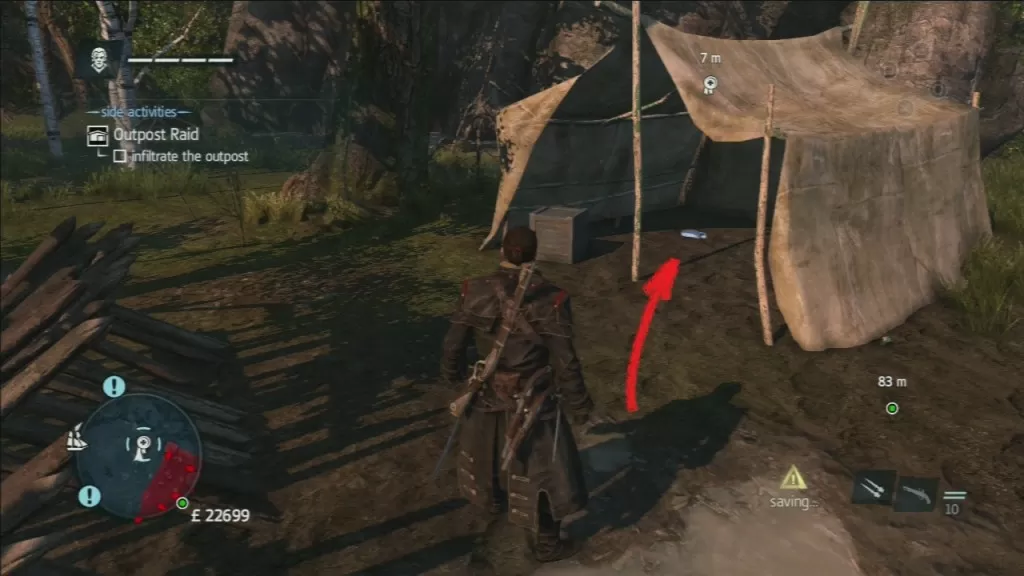 Assassin's Creed Rogue The First Colonial Assassin War Letter