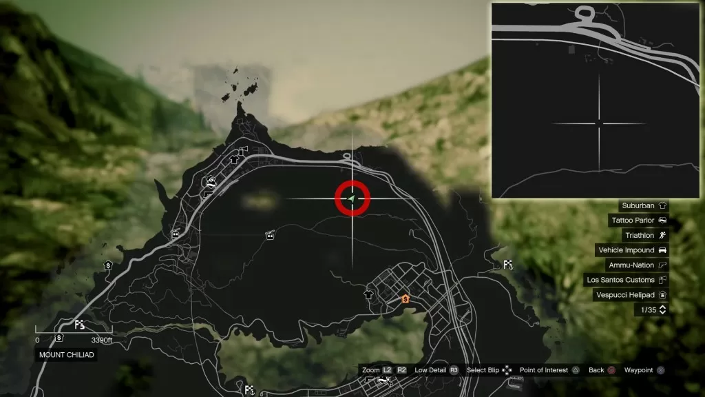 GTA 5 Mount Chiliad Peyote Plant Location