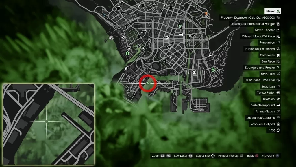 GTA V Lost Santos International Airport Peyote Plant Location