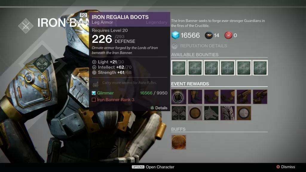 Iron Regalia Boots (INT/STR) Hunter