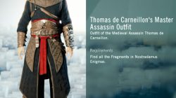 ac unity Thomas de Carneillon Master Assassin Outfit