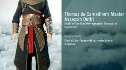 ac unity Thomas de Carneillon Master Assassin Outfit