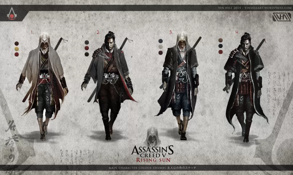 AC Rising Sun Characters Image