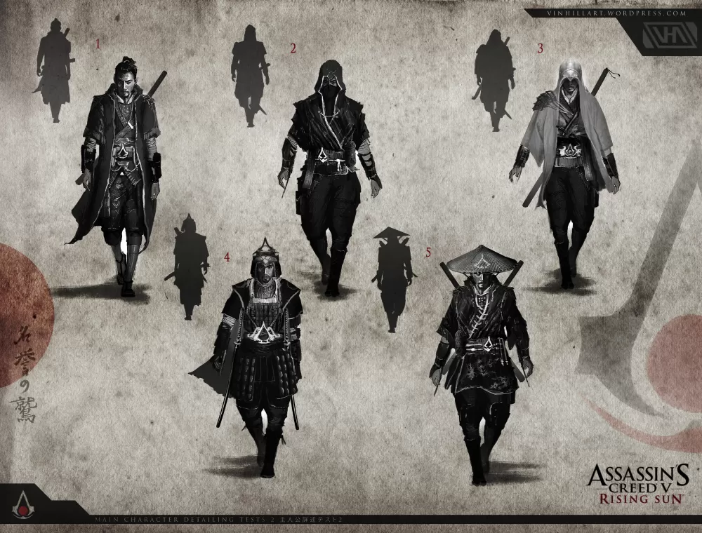 AC Rising Sun Main Characters Detail Image