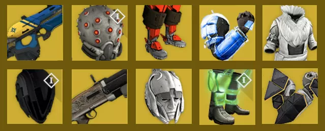 destiny new exotic items