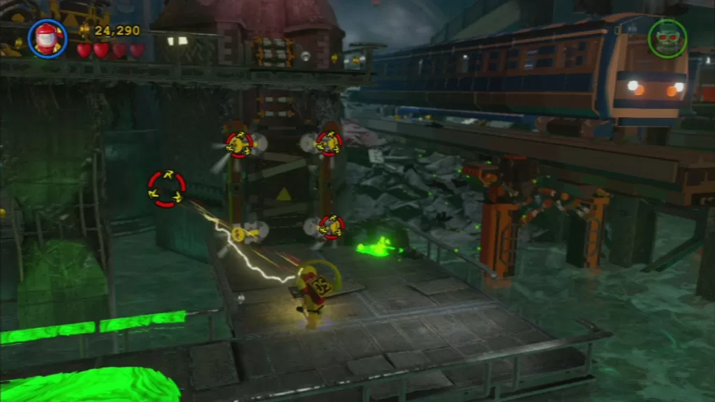 lego batman 3 Level 1: Pursuers In The Sewers