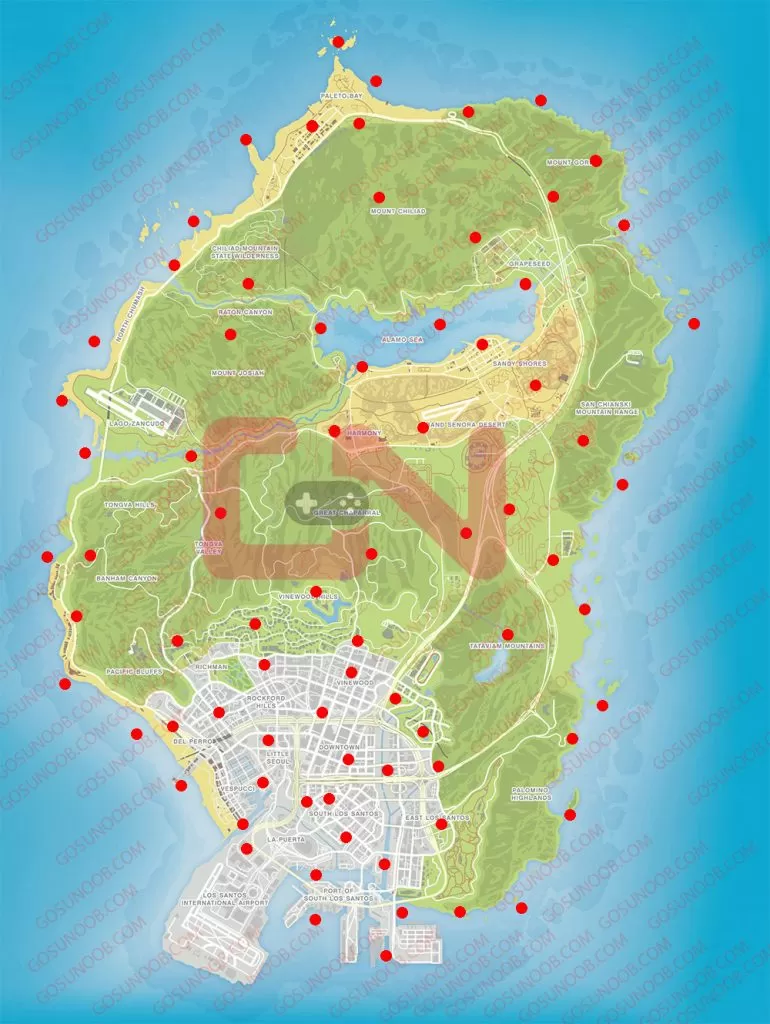 76 PEYOTE LOCATIONS GTA ONLINE