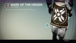 Destiny Mark of the hidden