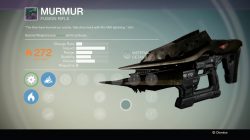 Destiny Murmur Fusion Weapon