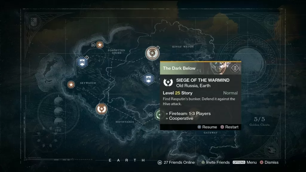 Destiny The Dark Below Siege of the Warmind Dead Ghost