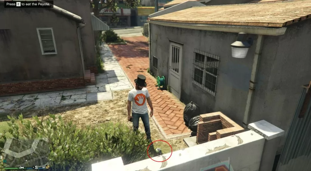 chop peyote map location gta online