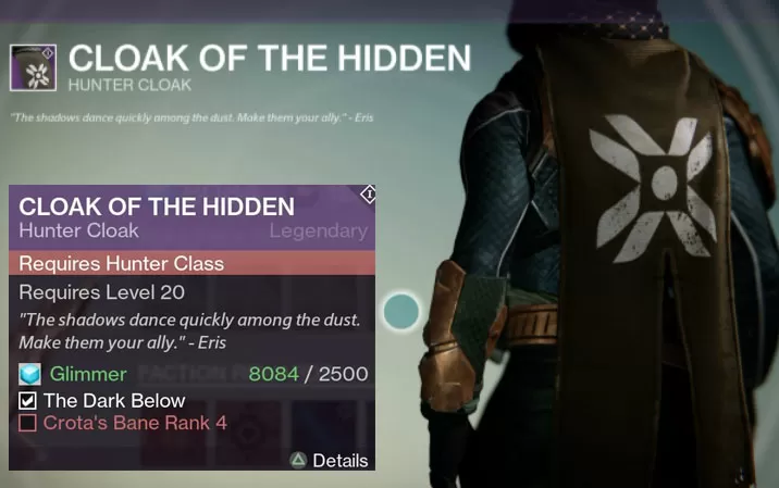 cloak of the hidden