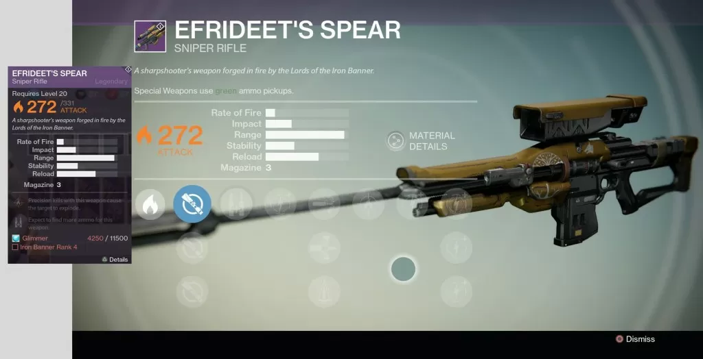 efrideet's spear