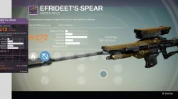 efrideet's spear