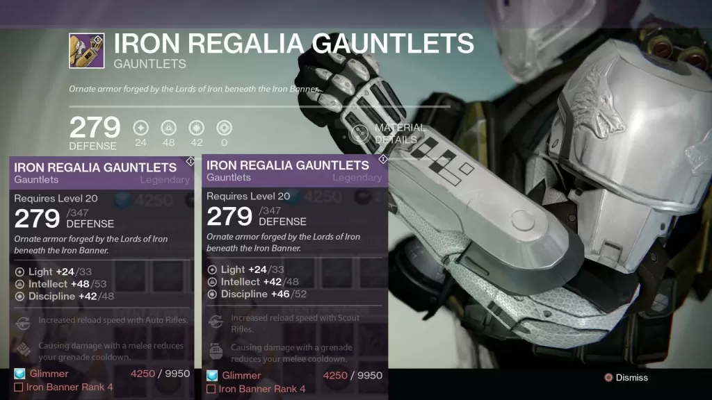 iron regalia gauntlets