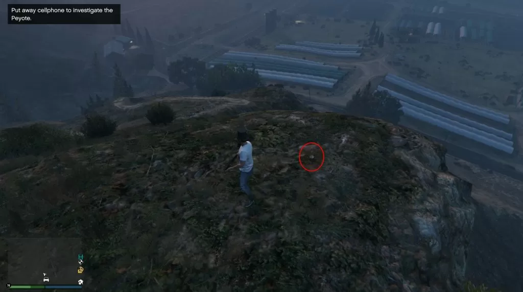 peyote bigfoot map location gta online