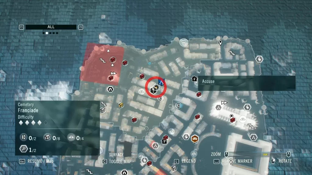 AC Unity Dead Kings Blind Justice Murder Mystery Find the Street Artist