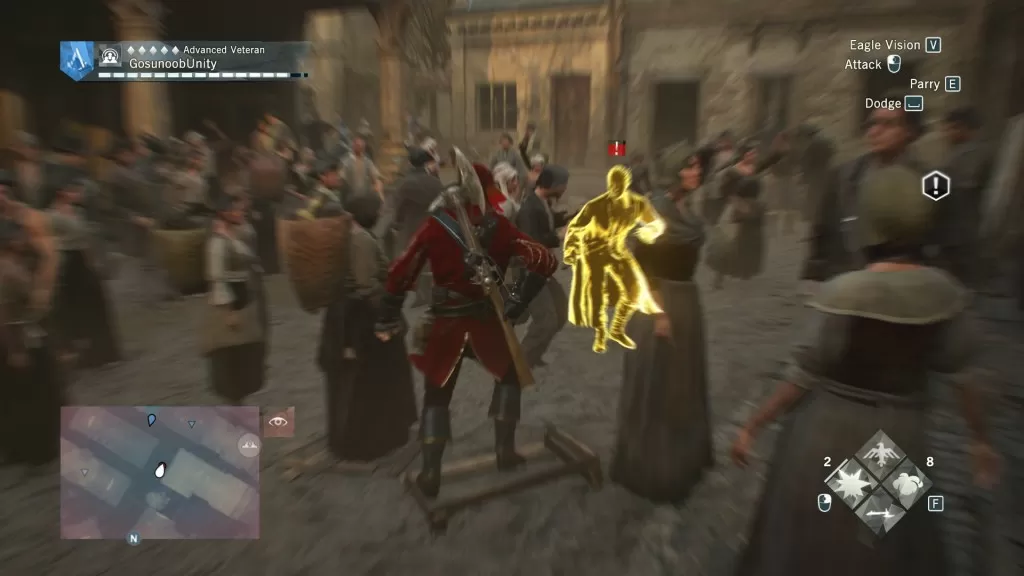 AC Unity Dead Kings Blind Justice Murder Mystery Find the Street Artist