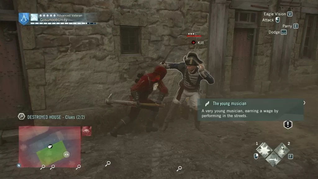 AC Unity Dead Kings Equal Justice Murder Mystery Murderer