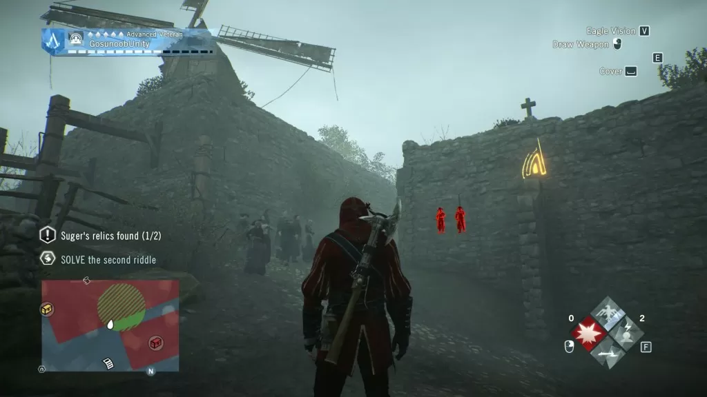 AC Unity Dead Kings Suger's Legacy V - Crux Second Riddle Solution