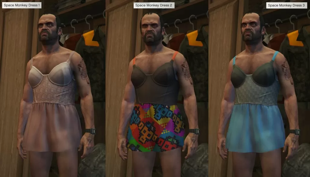 GTA 5 Space Monkey Dress