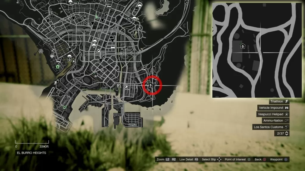 GTA V El Burro Heights Monkey Mosaics