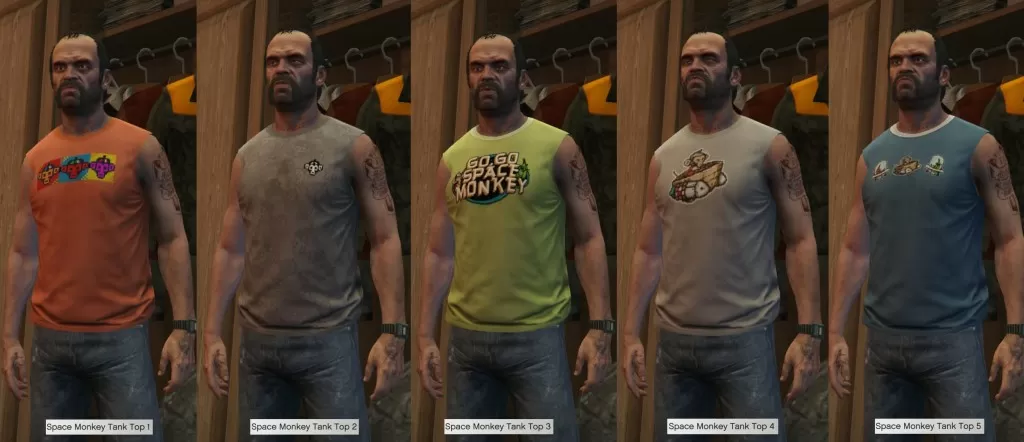 GTA V Space Monkey Tank Top