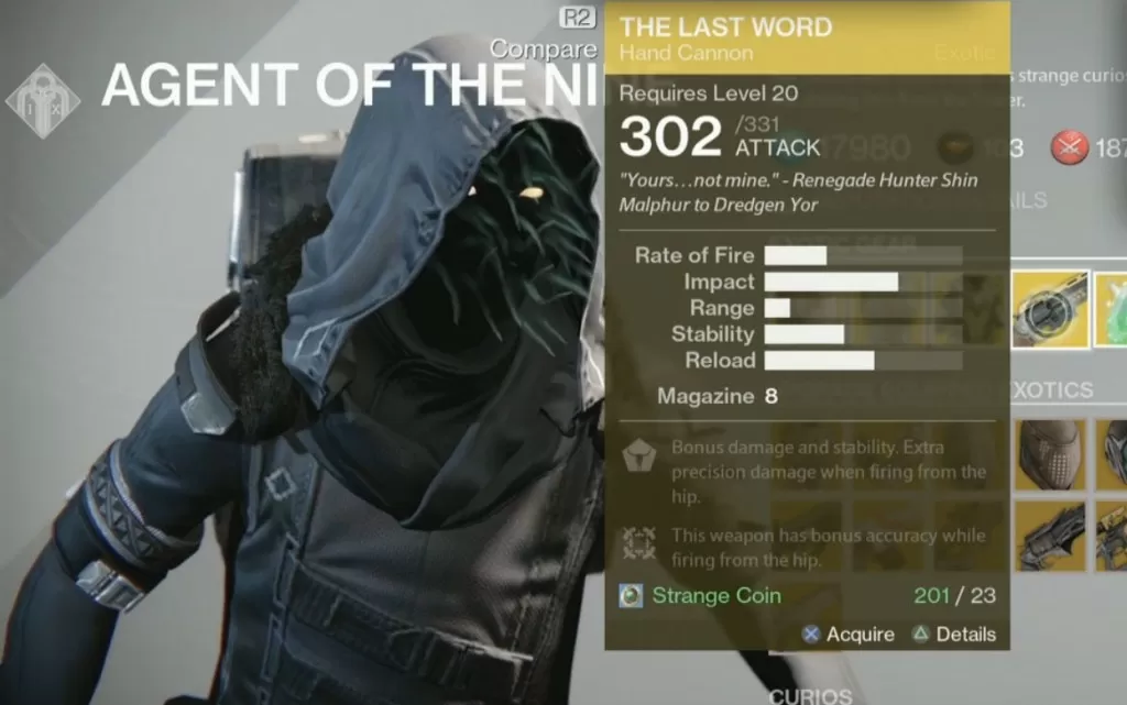 The Last Word Xur Jan 9