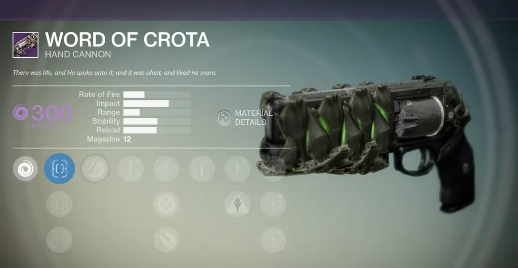 word of crota