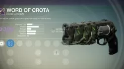 word of crota