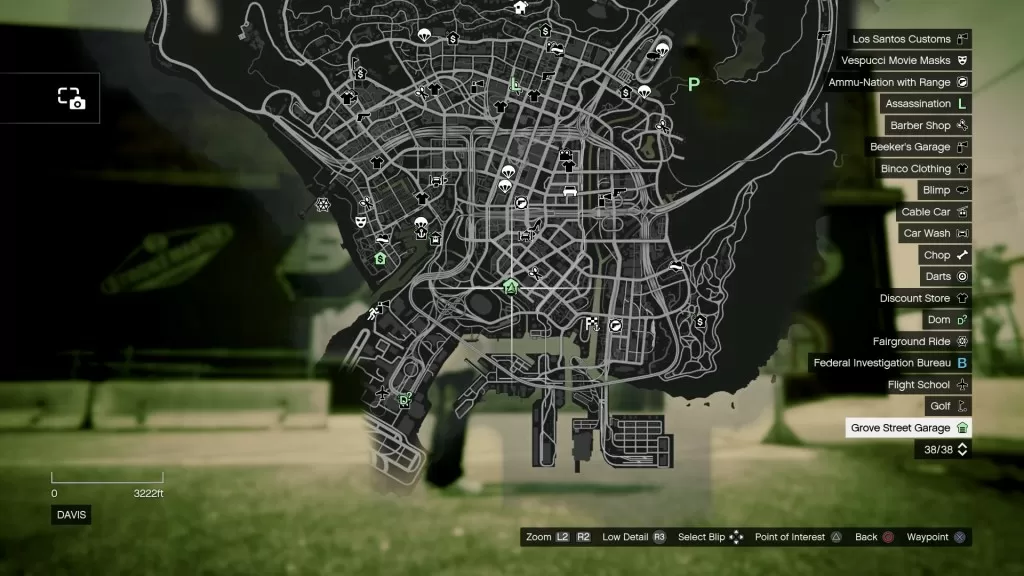 GTA 5 Grove Street Garage