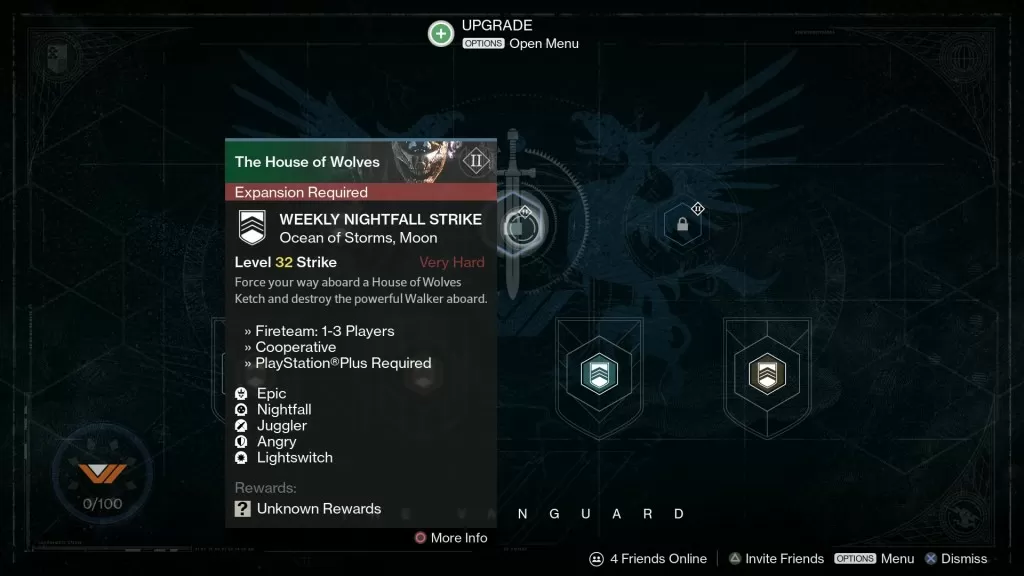 house of wolves weekly nightfall strike