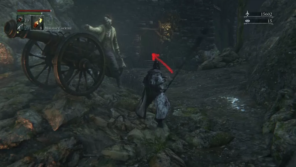 how to find bloodborne cannon 2