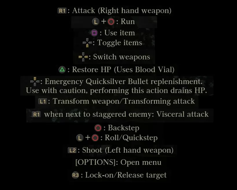 bloodborne control tips