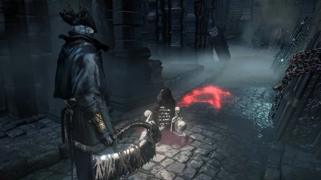 bloodborne tombstone death reel