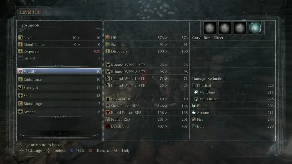 bloodborne stats guide