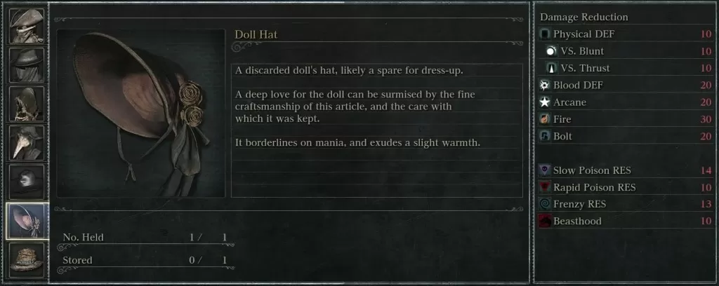 doll hat